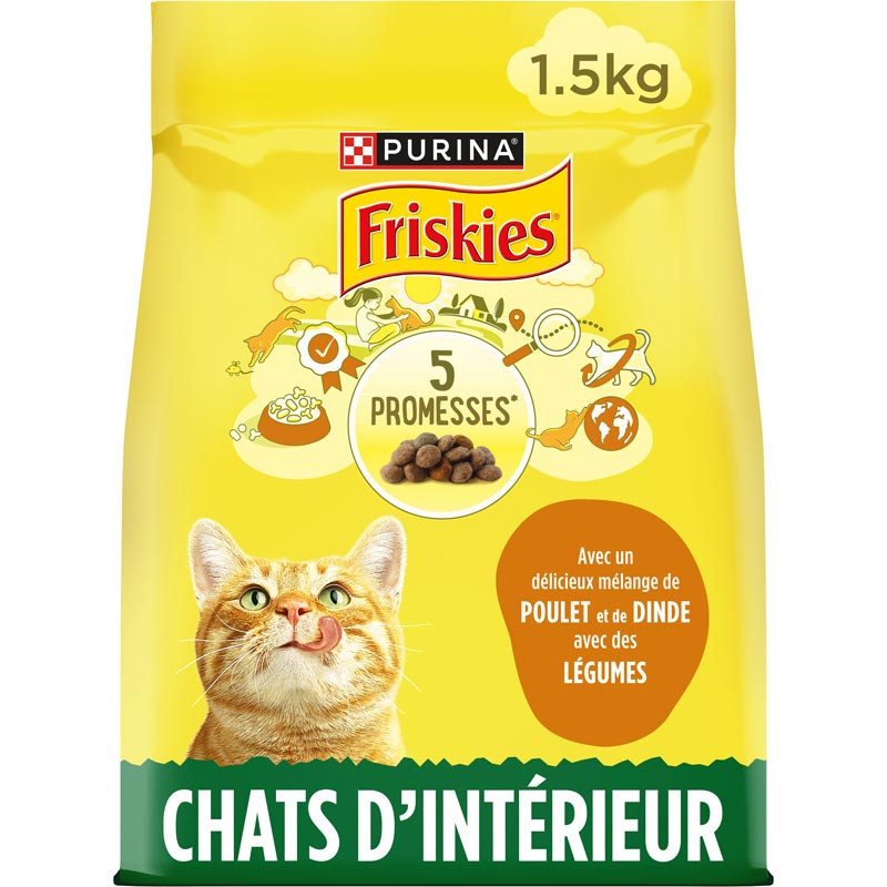 Croquettes chat interieur poulet