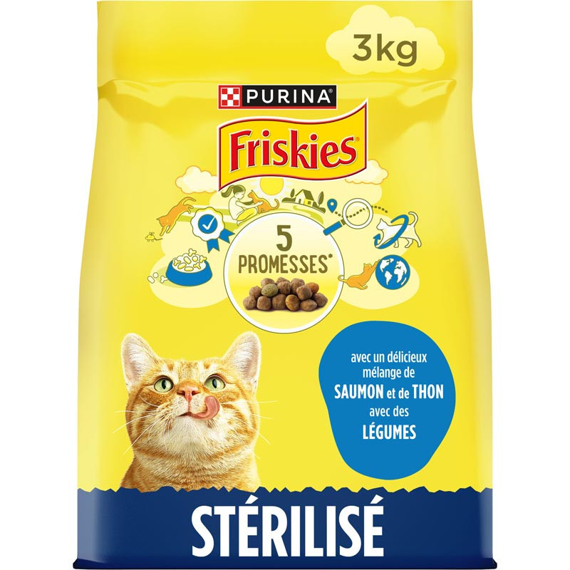 Croquette chat sterilise saumon