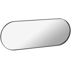 Miroir oval dore