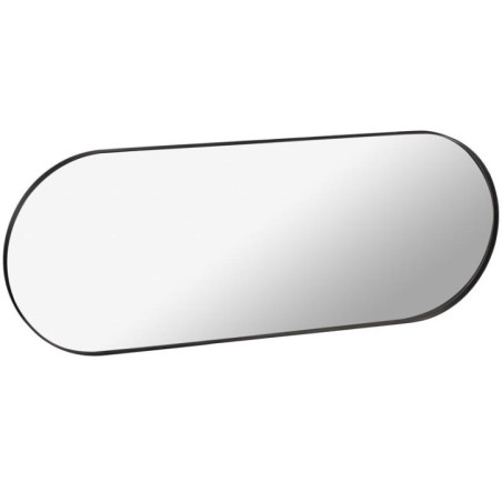 Miroir oval dore