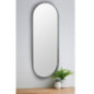 Miroir oval dore