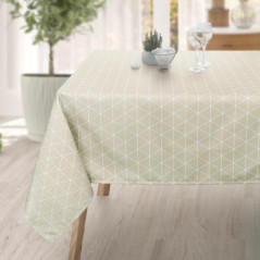 Nappe polyester tri gris 140x240