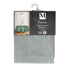 Nappe polyester palmier sauge