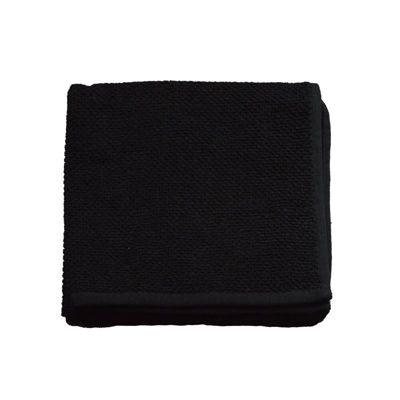 Serviette toilette 50x80 noir po