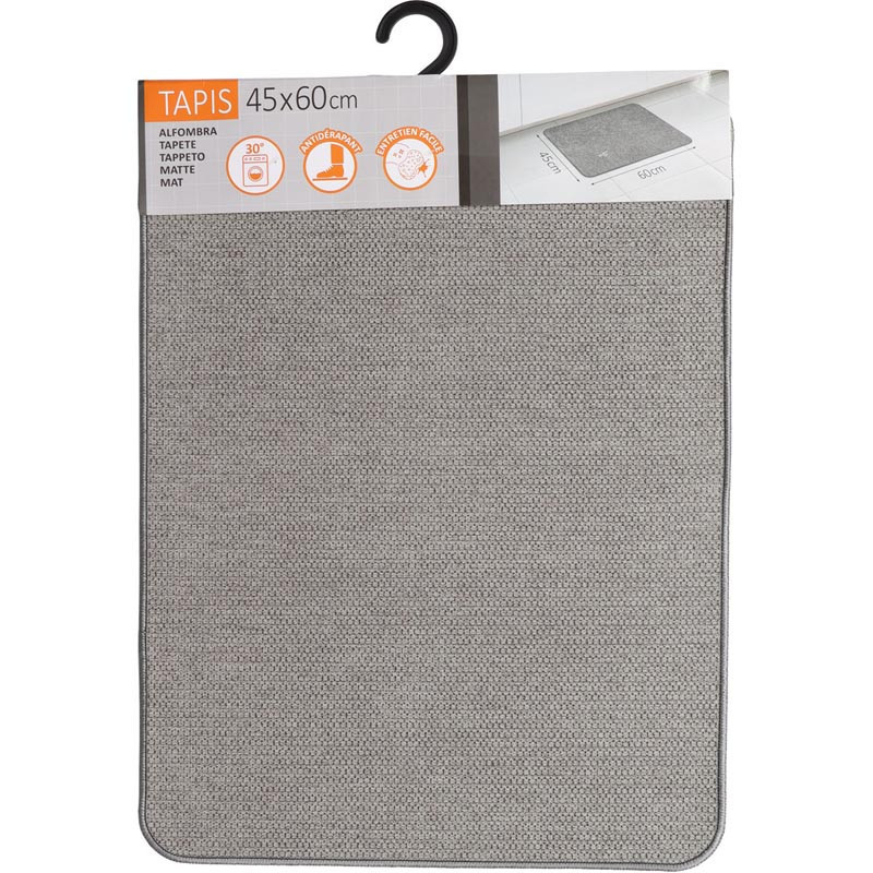 Tapis hexagone 45x60cm polyester