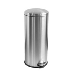 Poubelle a pedale 30l inox