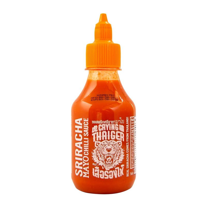 Crying thaiger sriracha mayo