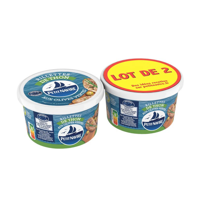 Rillettes thon olives lot 2