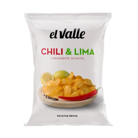 El valle chips citron vert 130g