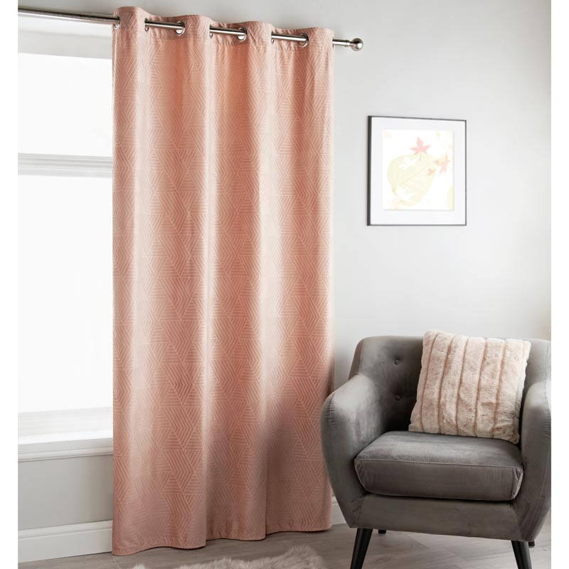 Rideau boston 140x260cm rose