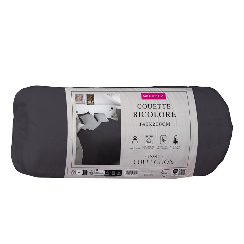 Couette bicolore 140x200cml