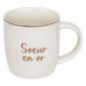 Mug m famille en or 34cl