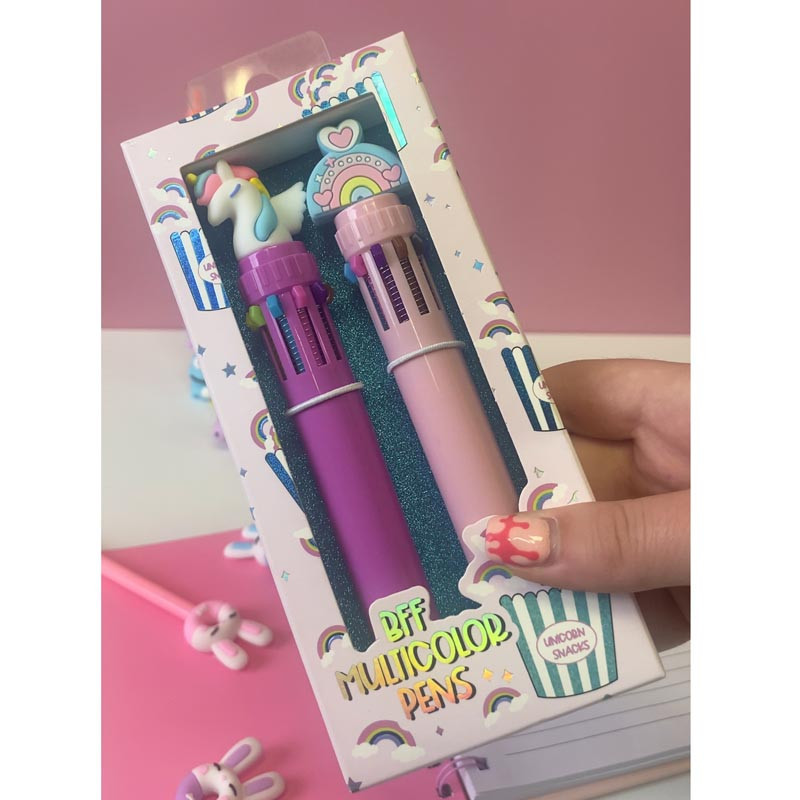 Set x2 stylos multicolor avec to
