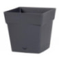 Pot carre toscane 25cm+ soucoupe