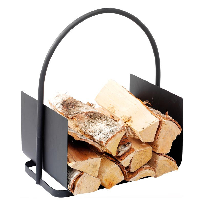 Panier porte buche metal 41x30cm