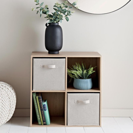 Meuble 4 cubes col bois