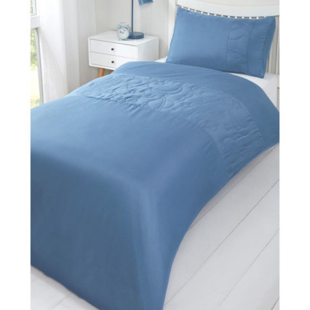 Parure space 140x200cm  bleu