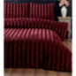 Parure velours raye 260x240cm bo