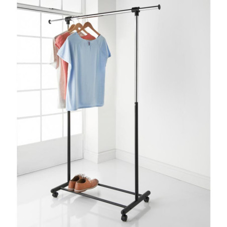 Penderie 1 barre extensible