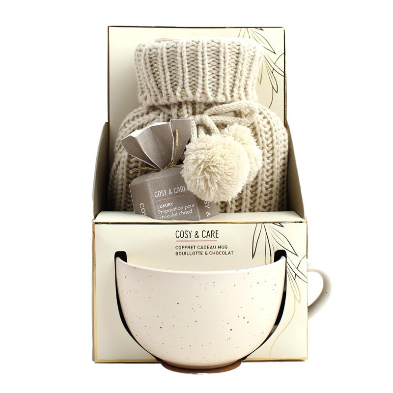 Coffret mug bouillotte et chocol