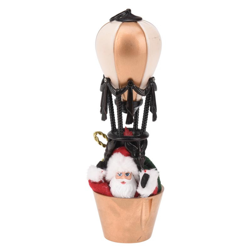 Montgolfiere pere noel 20cm avec