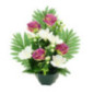 Vasque de fleurs haute h38-41cm