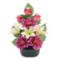 Vasque de fleurs haute h41-47cm