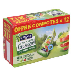Compote pommes x12