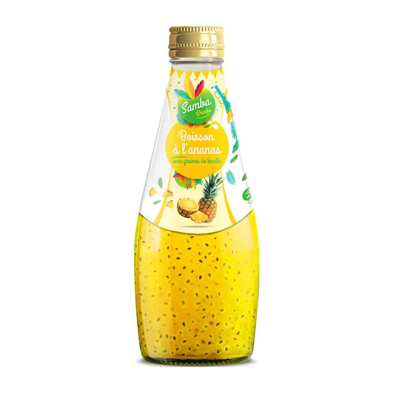 Boisson 290ml basilic/ananas