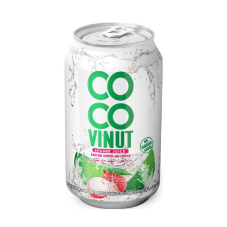 Vinut eau de coco litchi 330ml