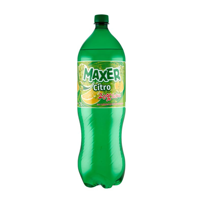 Maxer boisson gazeuse citron 2l