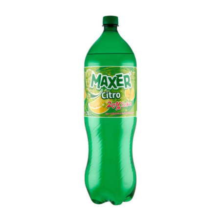 Maxer boisson gazeuse citron 2l