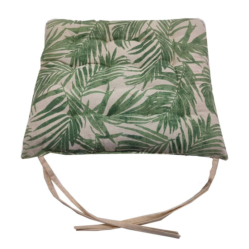 Galette de chaise jungle 38x38cm