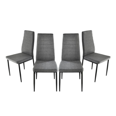 Lot de 4 chaises droites