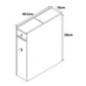 Meuble rangement wc