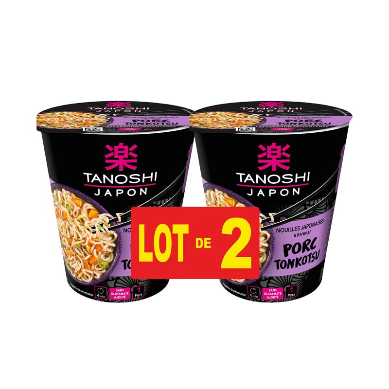 Cups 2x65g porc tonkotsu