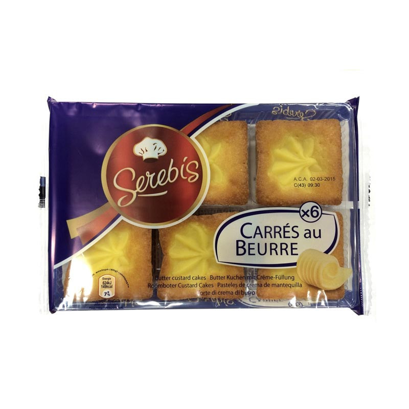 Biscuits carres au beurre 240g