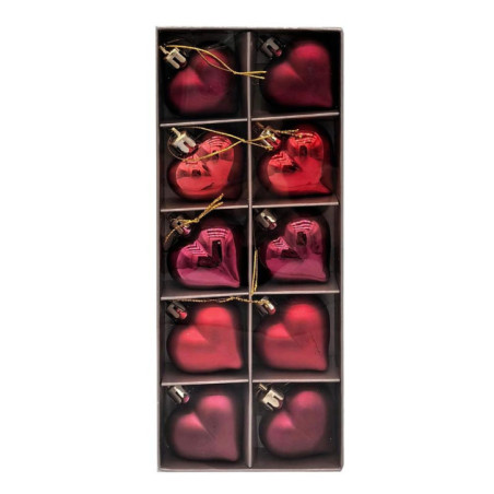Pack de 10 coeurs a suspendre ro