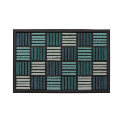 Tapis caroll 40x60cm turquoise