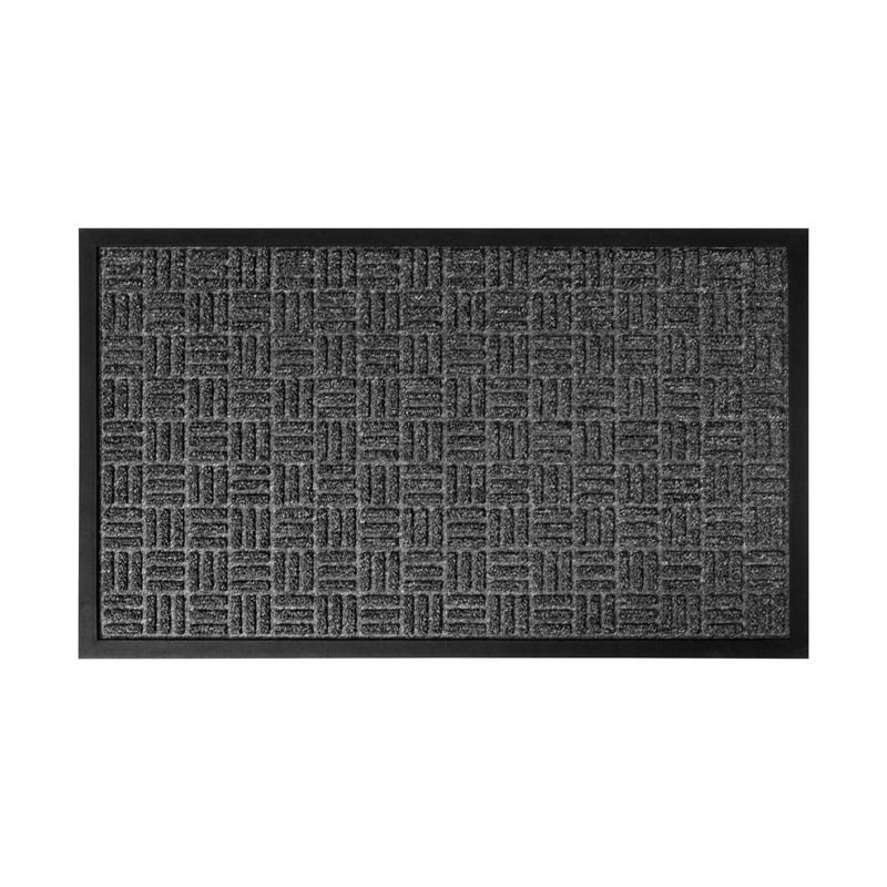 Tapis yvan 45x75cm gris fonce