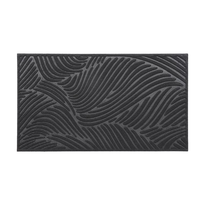 Tapis vague 43,5x75cm noir