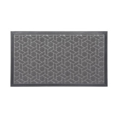 Tapis cubique 43x75cm gris