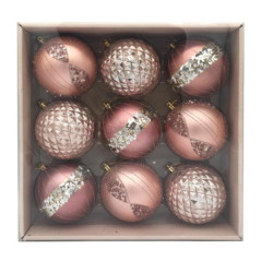 Pack 9 boules blush