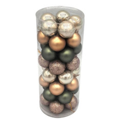 Pack de 40 mini boules 30mm oran