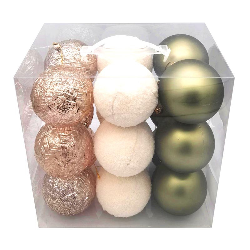 Pack de 18 boules verte/champ