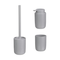 Set de salle de bain gris