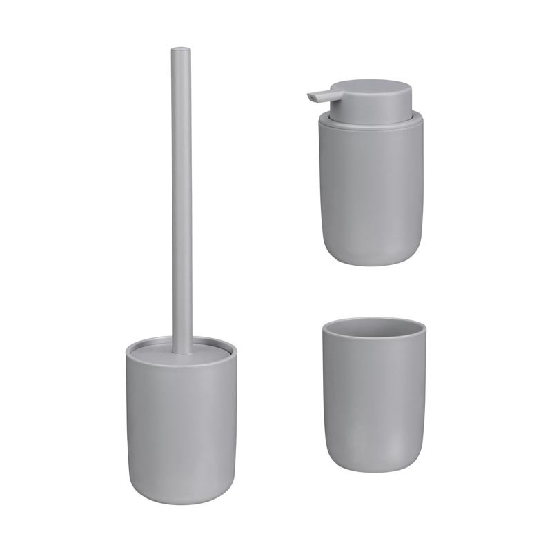 Set de salle de bain gris