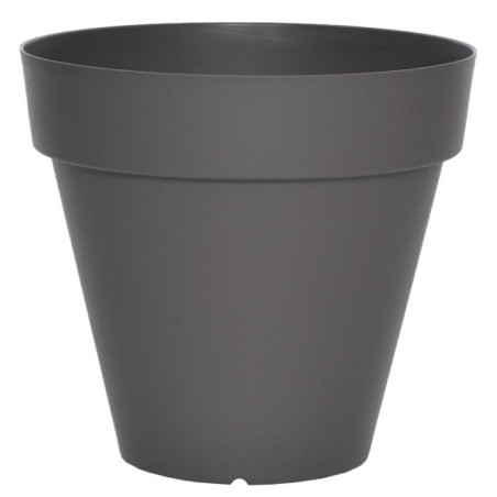 Pot rond patio d25 gris