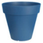 Pot rond patio d40 bleu