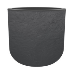 Pot rond 40 cm volcania up gris
